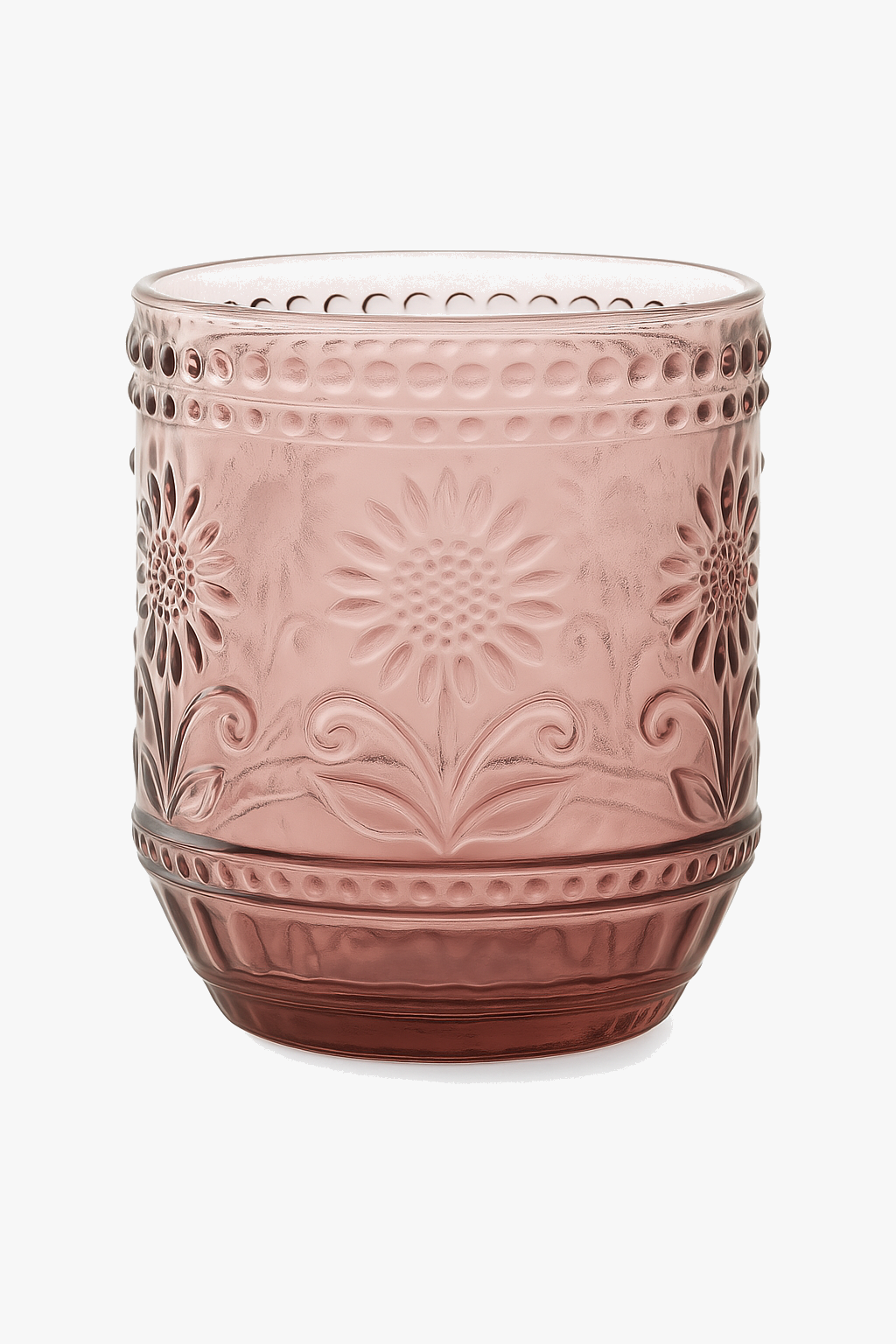 Vintage glass without striated foot resistant heat kitchen