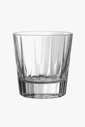 Glass whiskey cocktail 200 ml style strie vertical