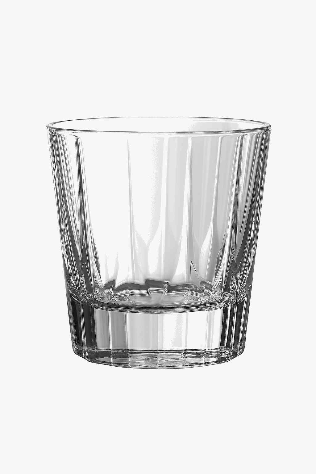 Glass whiskey cocktail 200 ml style strie vertical