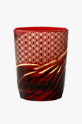 Contemporary Engraved Edo Kiriko Geometric Whisky Glass