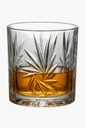 Glass whisky old fashioned elegant design relief