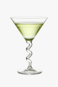 Curved Martini Cocktail Glass, Original Design