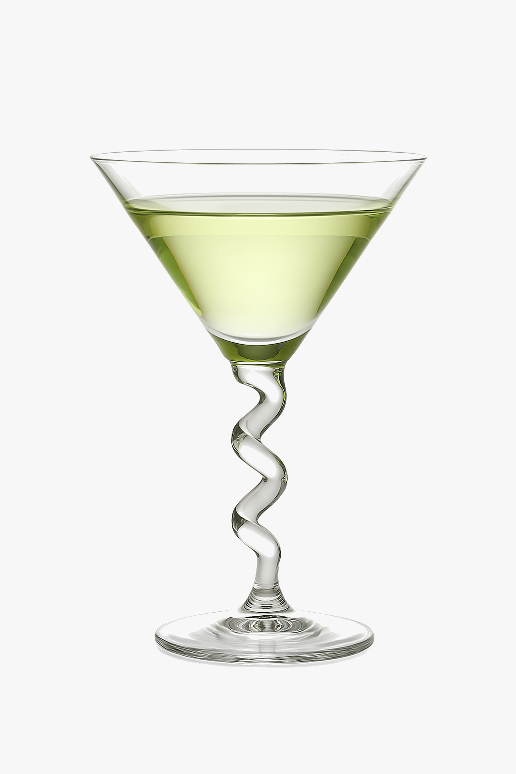 Curved Martini Cocktail Glass, Original Design