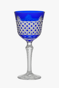 Wine glasses crystal style antique hand sizes