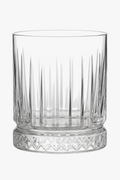 Elegant Old Fashioned Whiskey Glass with Thick Relief