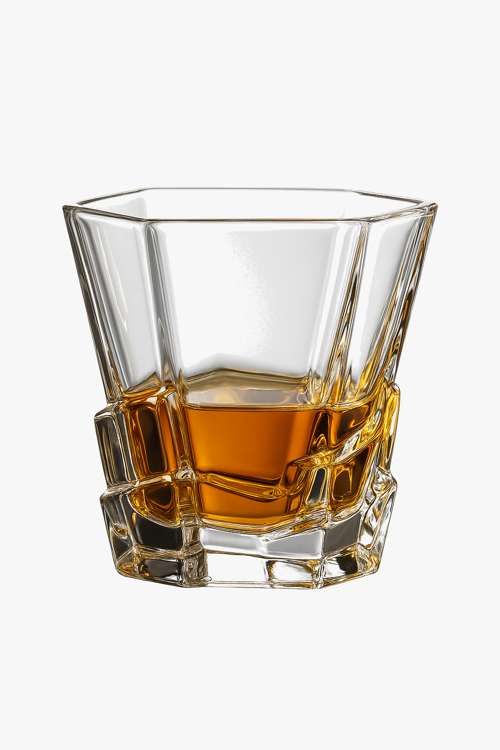 Crystal glass cut pattern whisky wine beer