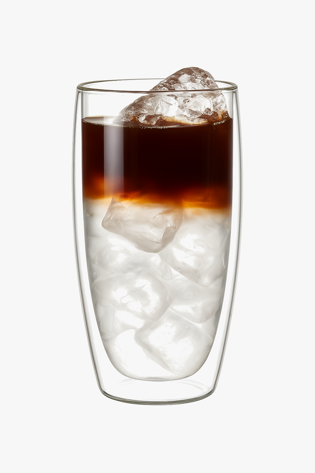 Double wall glass insulation espresso style handcrafted whisky (set of 4)