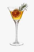 Elegant champagne martini wine cocktail walking glasses