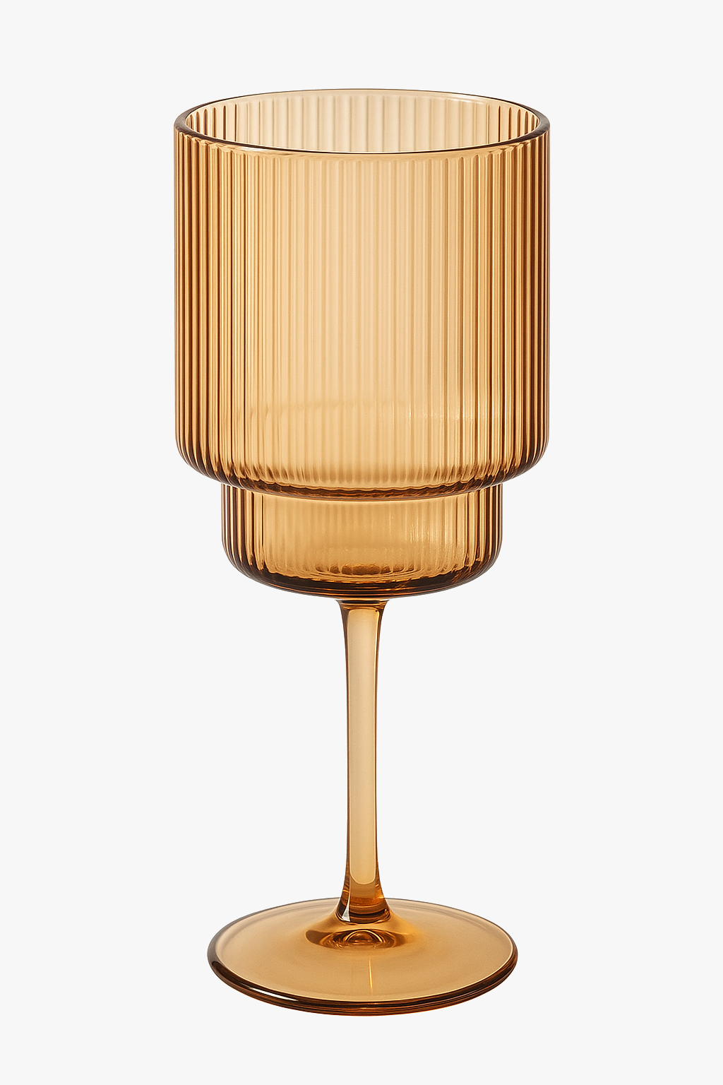 Sophisticated Nordic Striped Wine Glass 350 ml