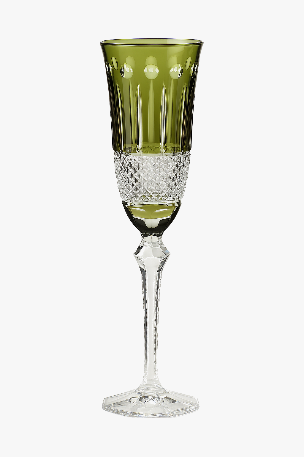 Antique-Style Engraved Wine Glasses, Cut Foot Design, Style Two