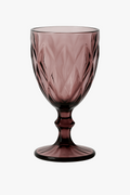 Glasses wine crystal carved style elegant bar home