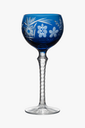 Antique-Style Hand-Engraved Wine Glasses, Design 1