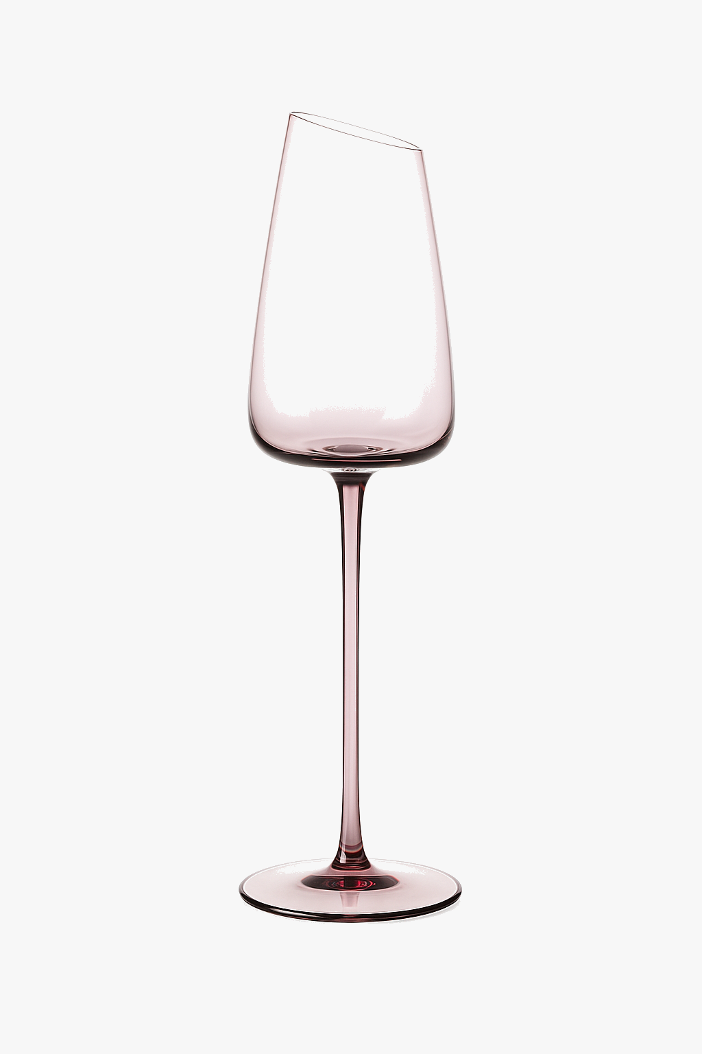 Design wine glasses flaming edge inclined crystal