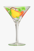 Stylish Nordic wine glasses with foot cocktail glasses