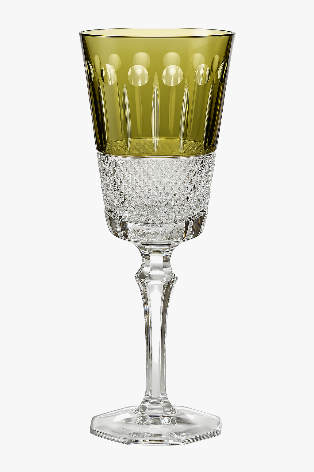 Antique-Style Hand-Engraved Wine Glasses, Design 3