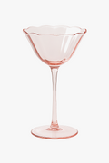 Vintage wine glasses flower style crystal cocktail
