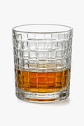 Old Fashioned Style Engraved Whisky Glasses