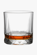 Original whisky glasses fashioned relief engraved elegant style