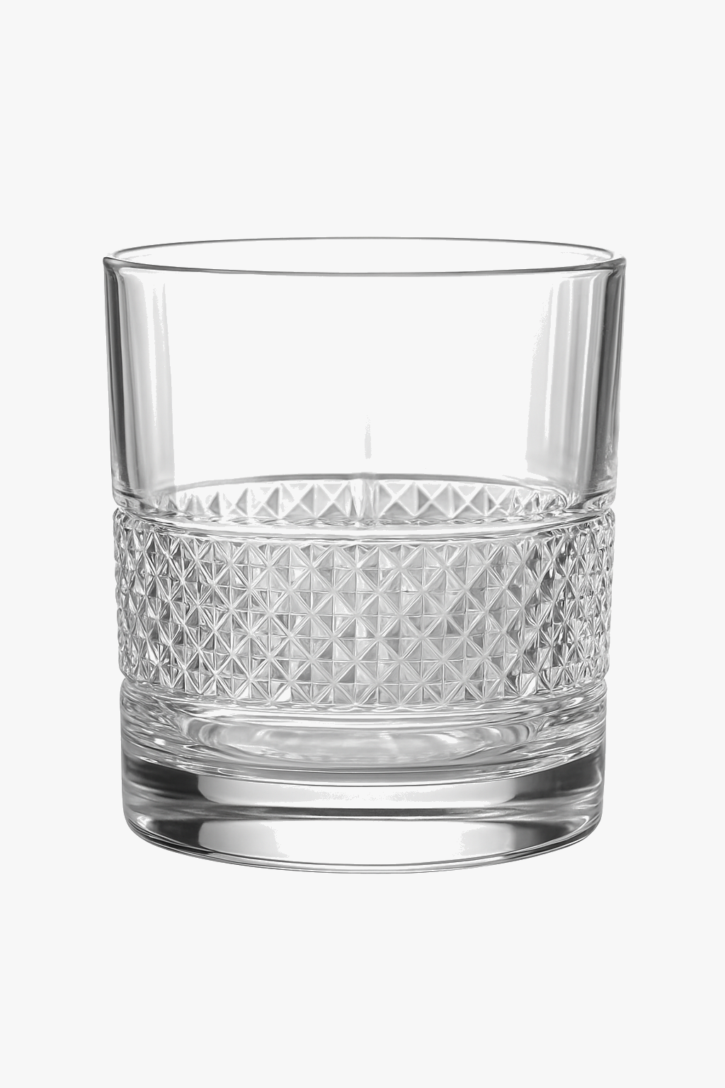 Old fashioned relief whisky glasses elegant bar