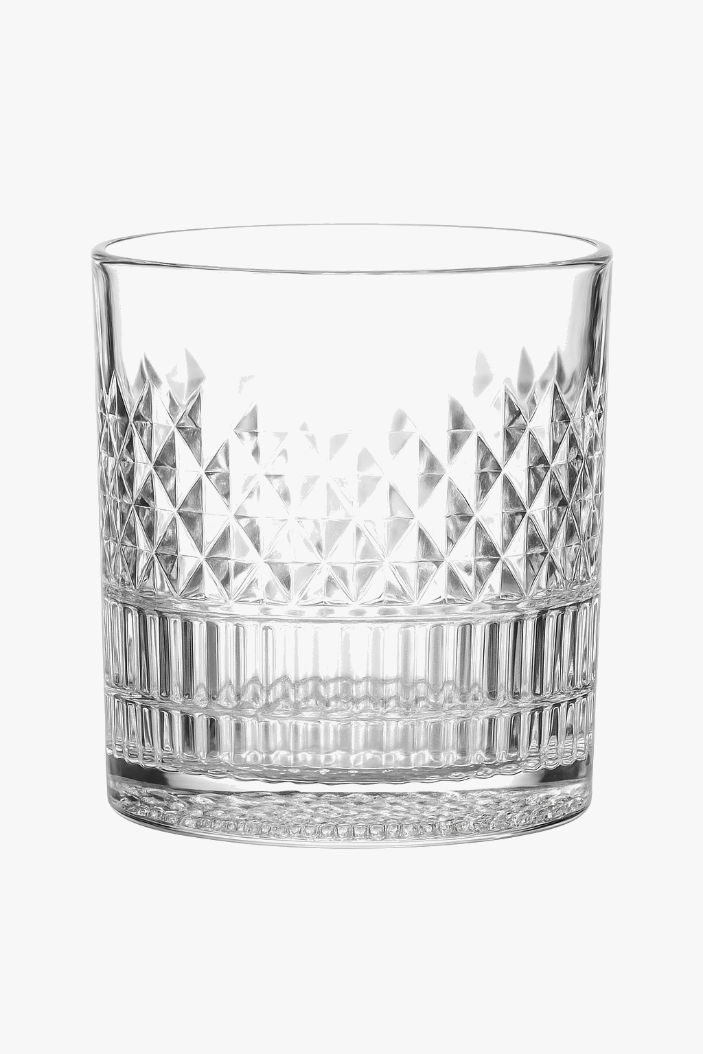 Glasses whisky old fashioned relief twisted cocktail
