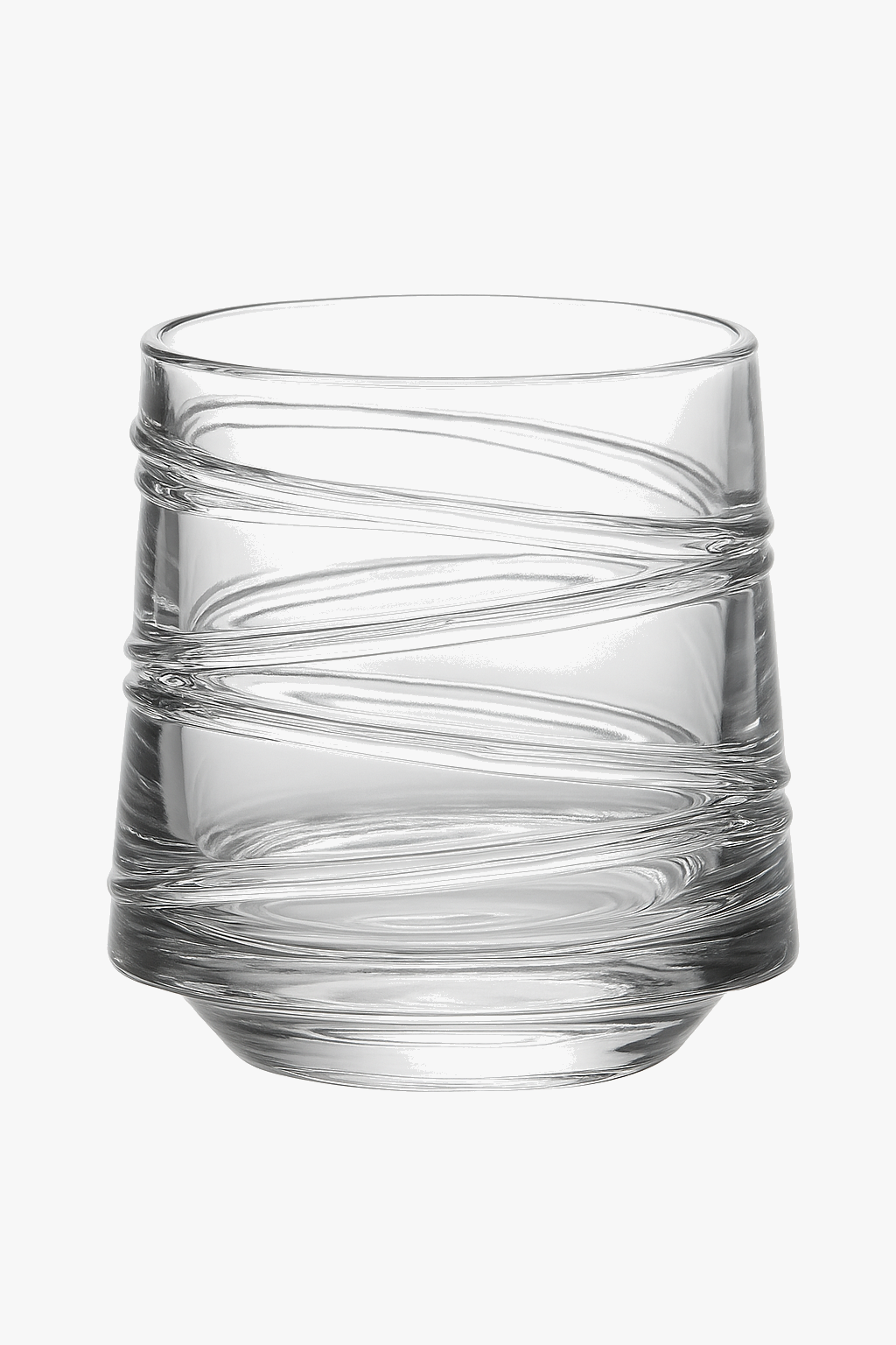 Old fashioned textured whisky glasses elegant relief