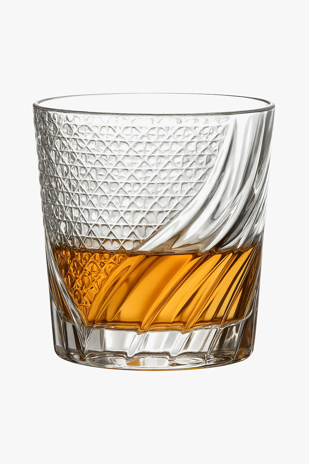 Stylish, thick, hard-wearing crystal style whisky relief lenses