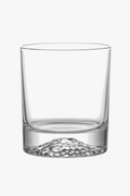 Vintage Relief Whiskey Glass for Home Bar, Robust