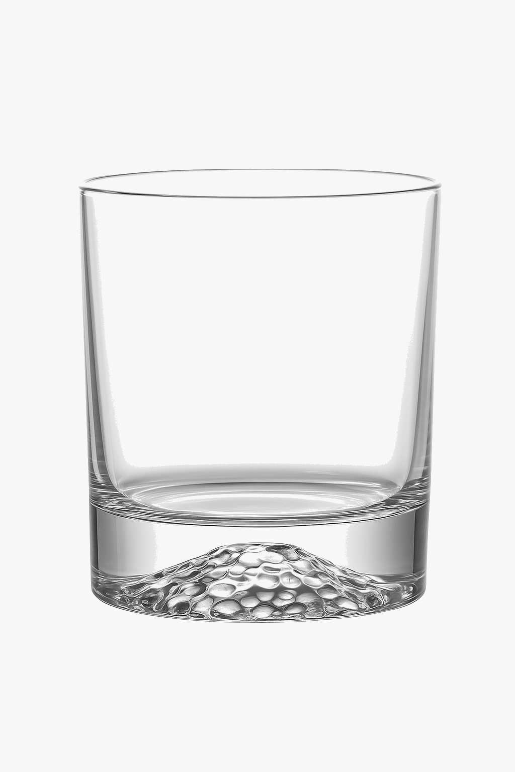 Vintage Relief Whiskey Glass for Home Bar, Robust