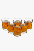 Sculpted Clear Whiskey Glasses, 50ml and 100ml