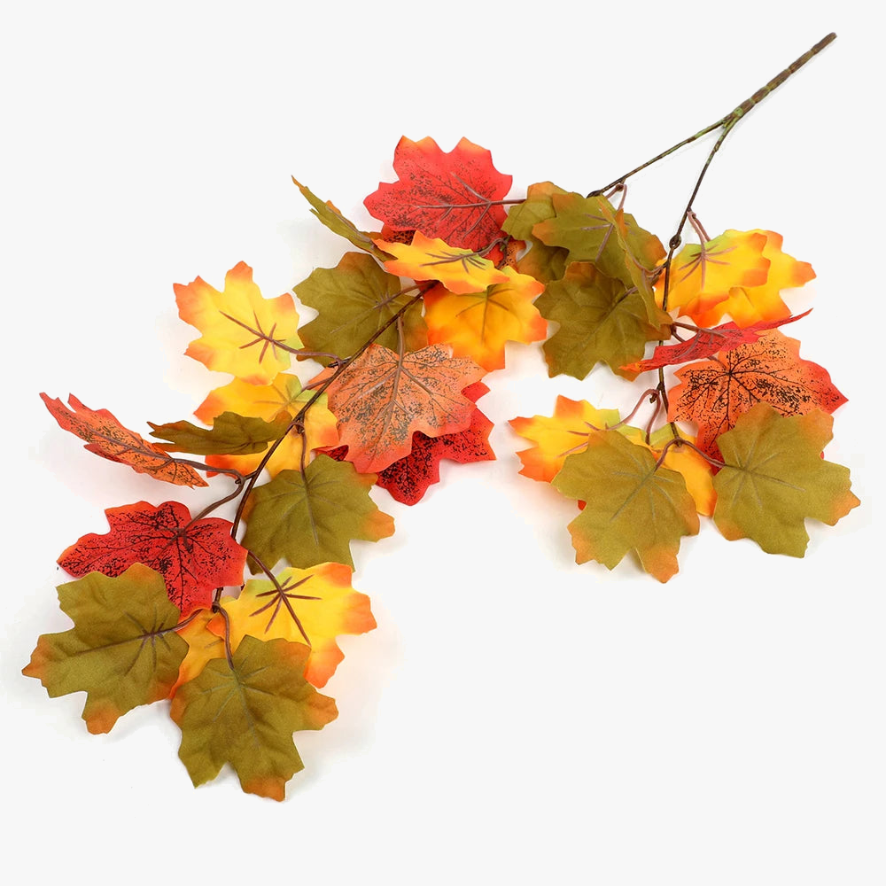 Artificial maple vines for autumn and Halloween decoration - view 5