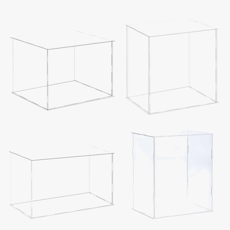 Acrylic display for collectibles and organization