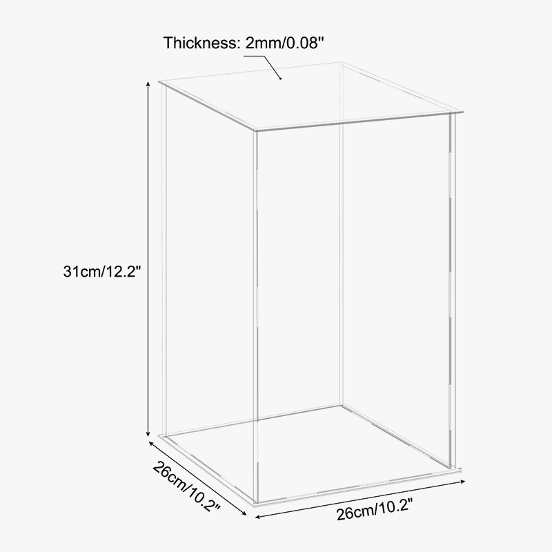 Acrylic display for collectibles and organization - view 5
