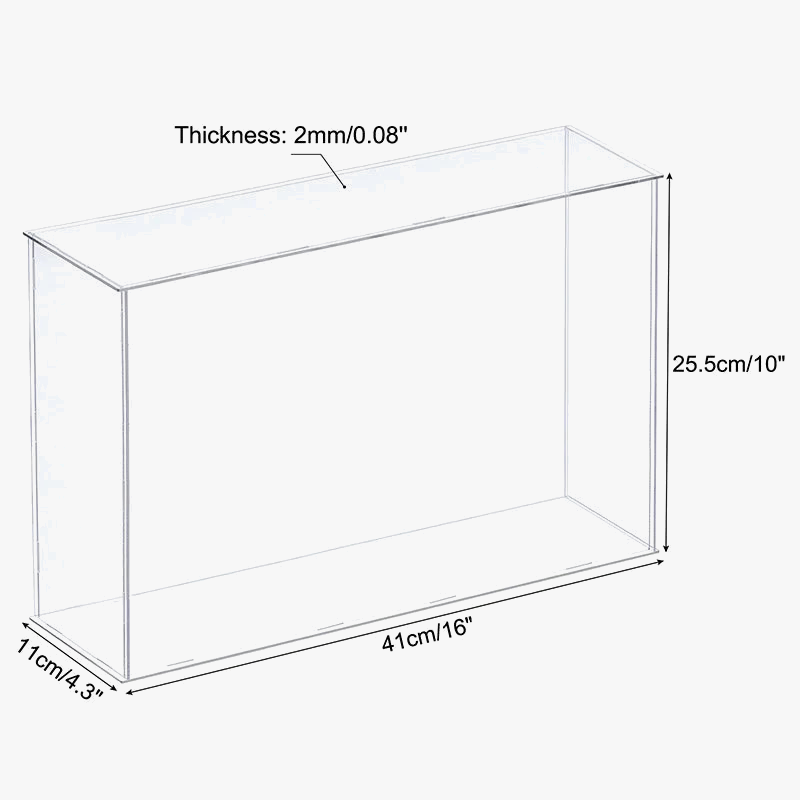 Acrylic display for collectibles and organization - view 6