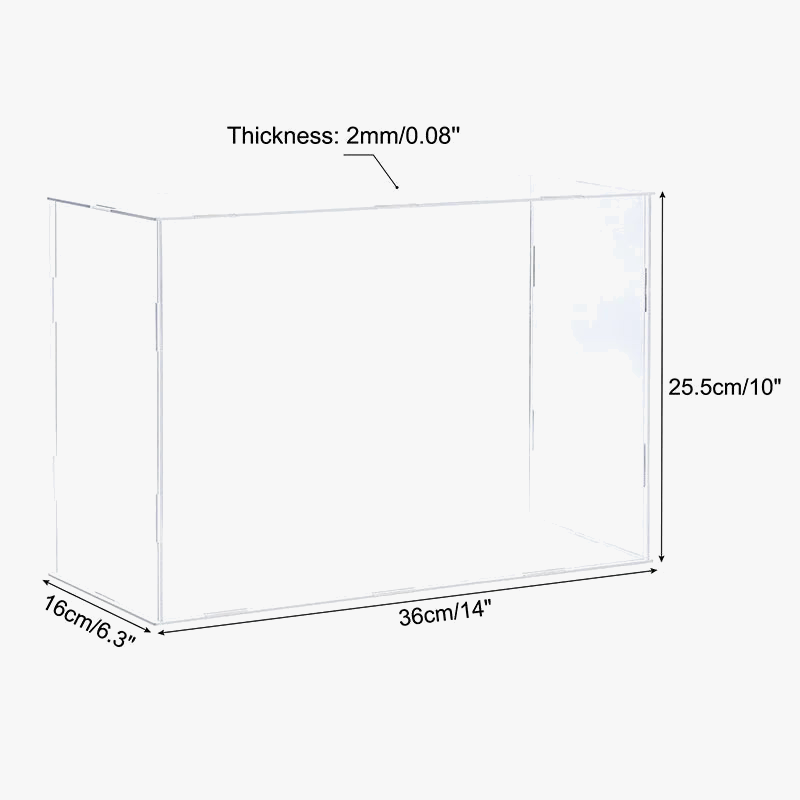 Acrylic display for collectibles and organization - view 7